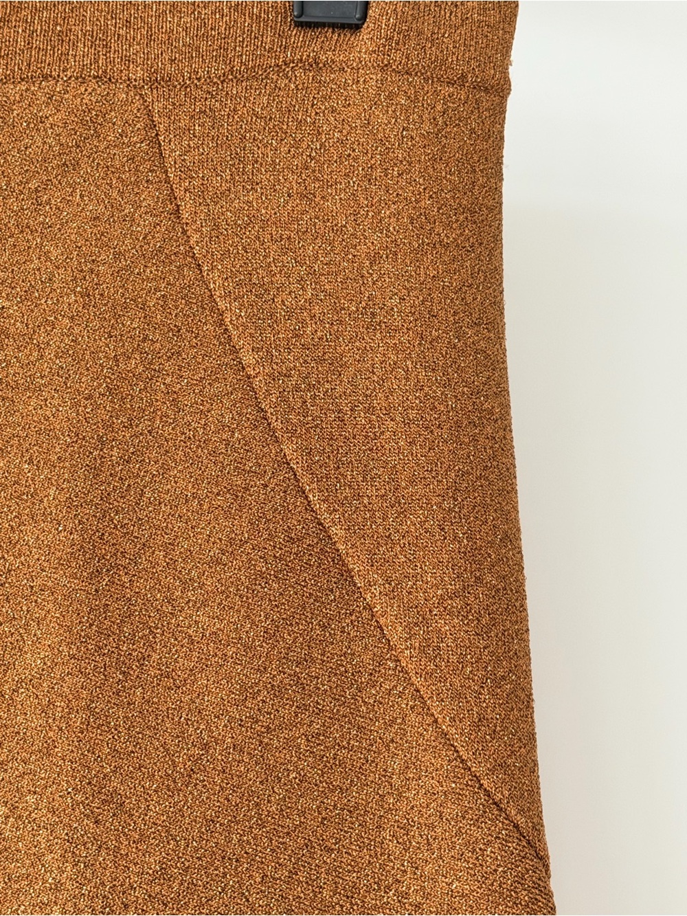 Alice + Olivia Asymmetrical Ruffle Midi Skirt in Rust - Picture 3 of 6
